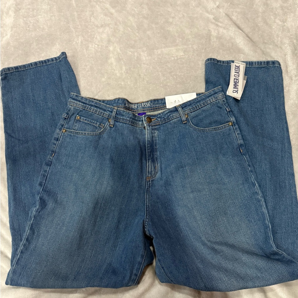 Catherine’s Classic Slimmer Blue Denim Jeans - Size 18WT - NWT